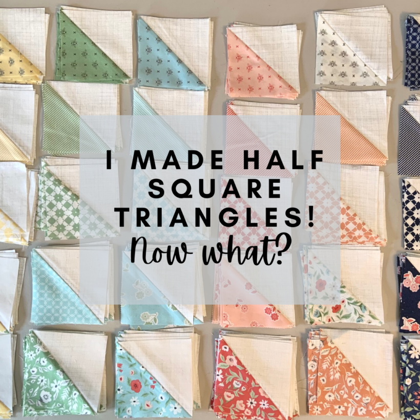 Half Square Triangle quilt ideas