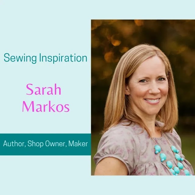 Sarah Markos sewist featured on Arlington Sew