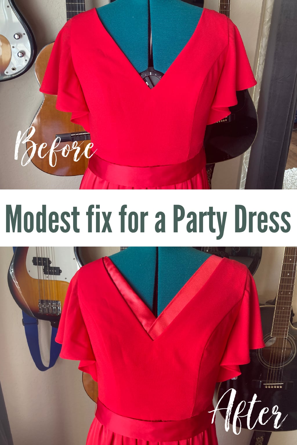 Modest Fix for a party dress
