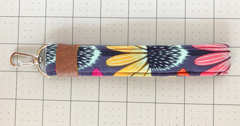 wristlet key fob front view