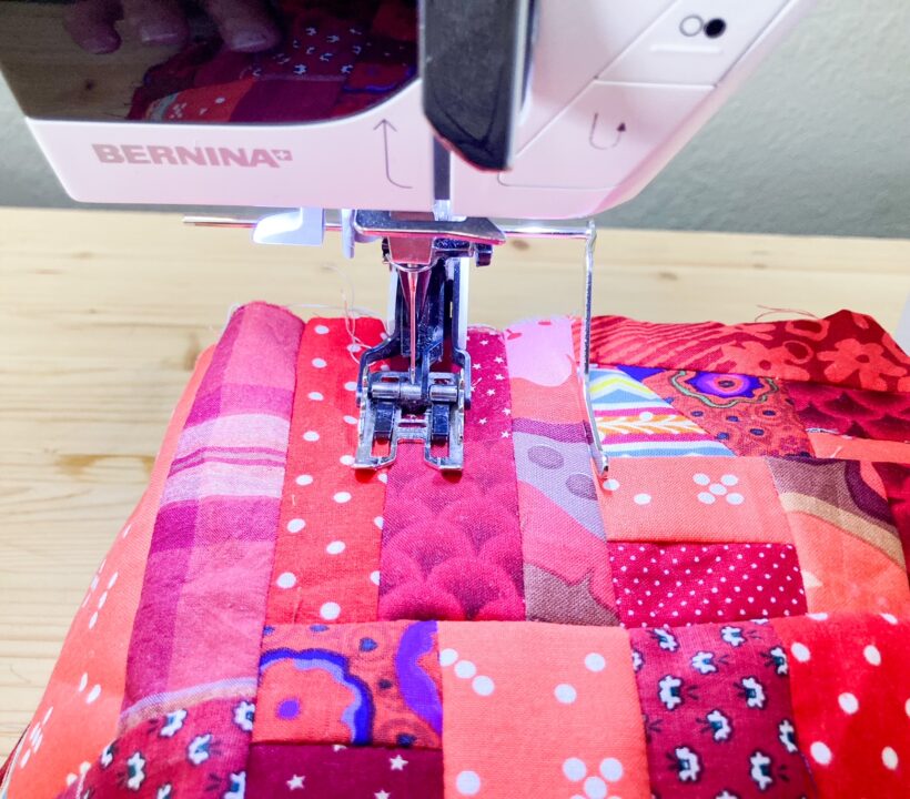 Using a seam as your sewing guide