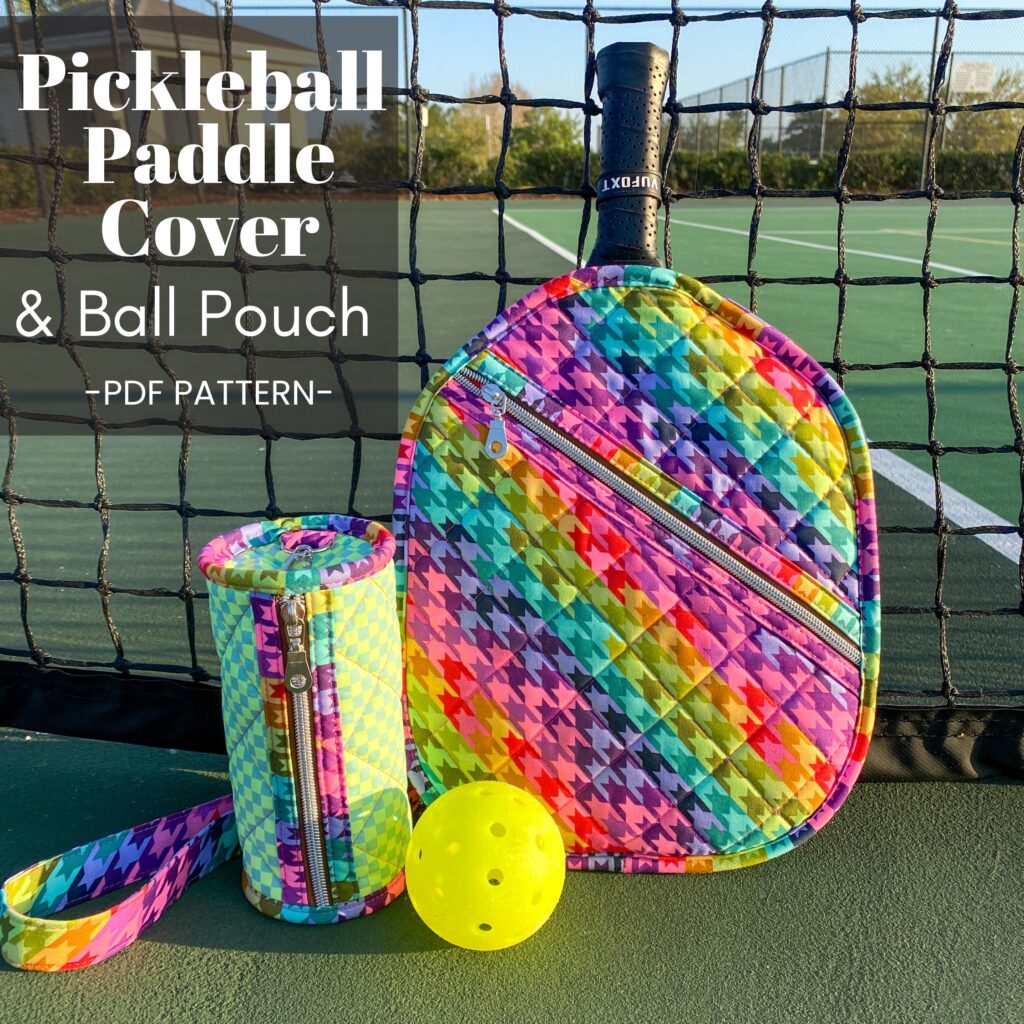 Pickleball Paddle Cover and Ball pouch Pdf Pattern
