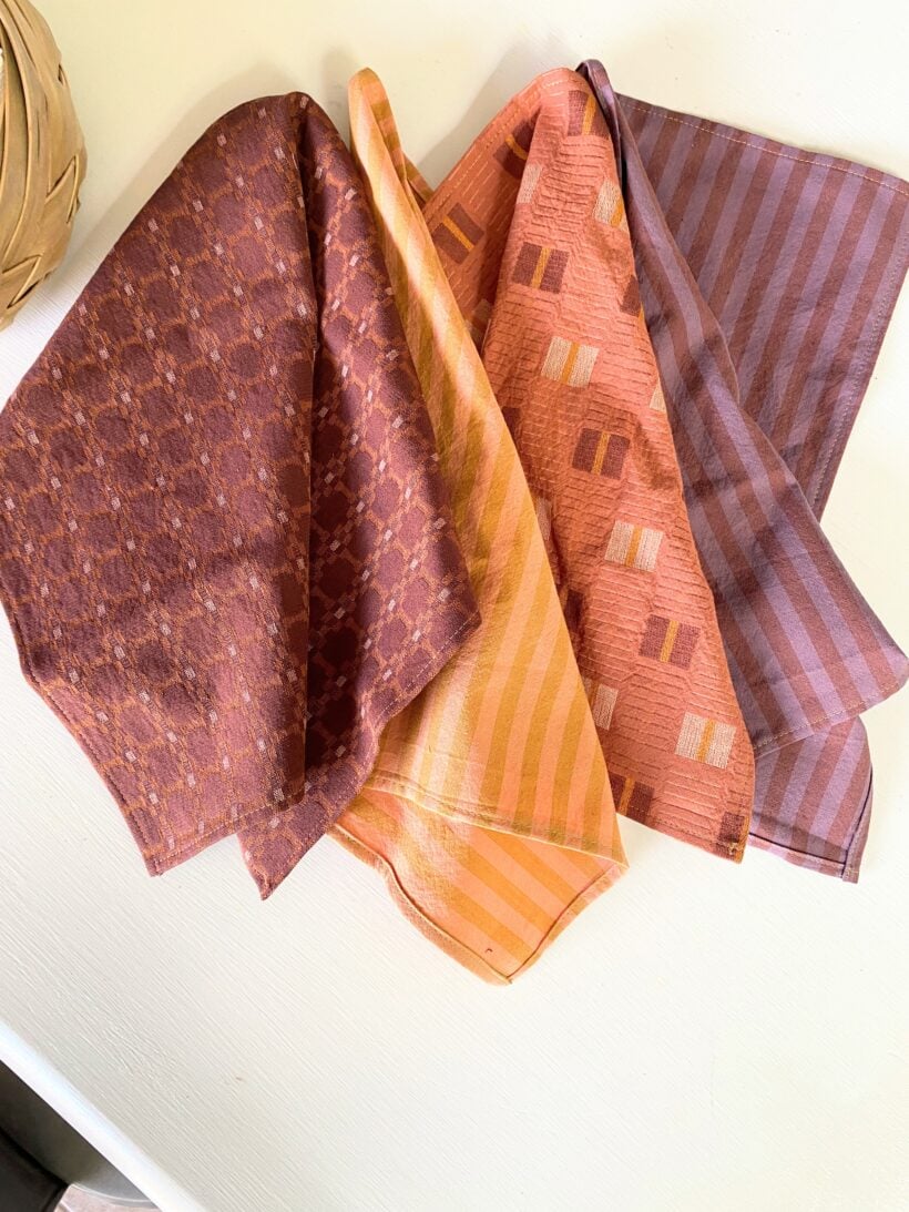 Easy DIY Dishtowels and Cloth Napkins