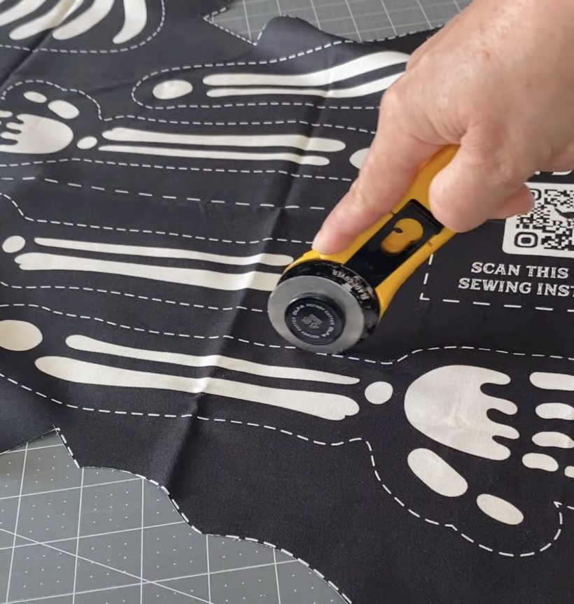 cut with a rotary cutter