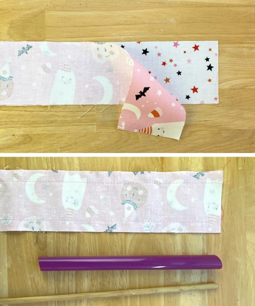 make the handle - DIY trick or treat bag