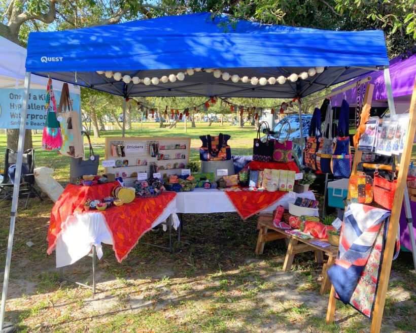 Craft Fair set up 
